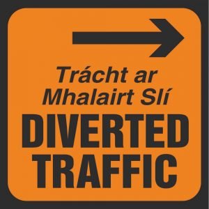 Diverted-traffic-irish road signs