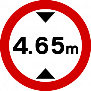 Height-restriction-irish road signs