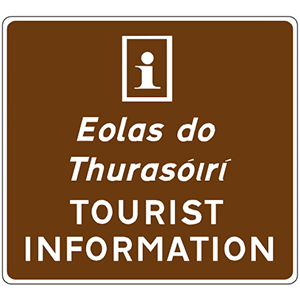 Signing-to-approved-tourist-information-irish road signs